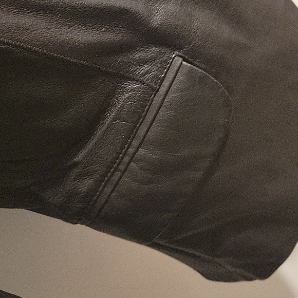 Boston Proper Black Leather Jacket - Picture 3 of 10